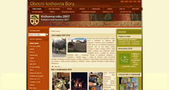 Desktop Screenshot of knihovna.bory.cz