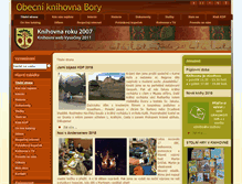 Tablet Screenshot of knihovna.bory.cz